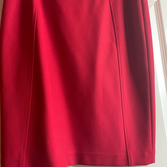 Nordstrom Halogen Red Pencil Skirt - Picture 6 of 7